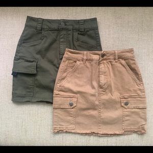 Bundle of 2 Garage mini skirts size XS
